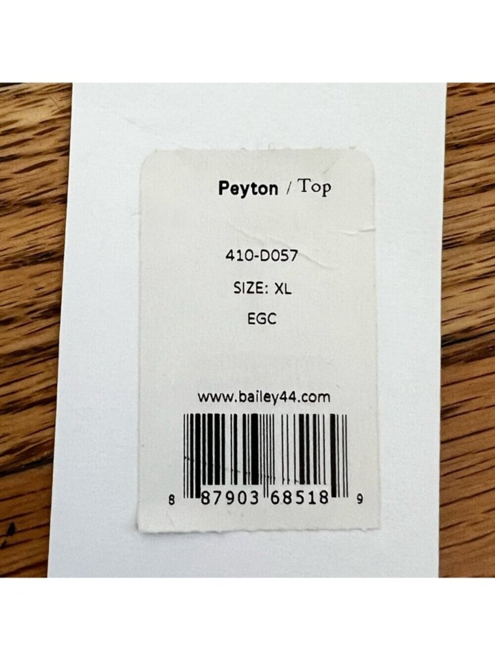 NWT Bailey 44 Side Tie Top Draped V Neck XL Neutral Quiet Luxury Fairy Chic - Picture 8 of 15